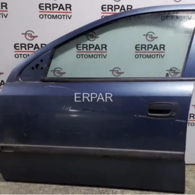 Opel Astra G Çıkma Sol Ön Kapı Mavi