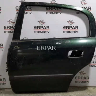 Opel Astra G Çıkma Sol Arka Kapı Yeşil