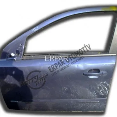 Opel Astra H Çıkma Sol Ön Kapı Lacivert Orijinal