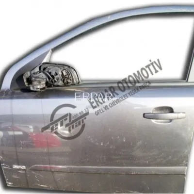 Opel Astra H Çıkma Sol Ön Kapı Gri Orijinal