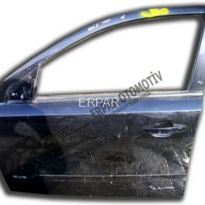 Opel Astra H Çıkma Sol Ön Kapı Siyah Orijinal