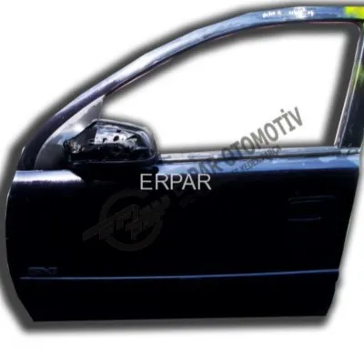 Opel Astra G Çıkma Sol Ön Kapı Siyah Orijinal 