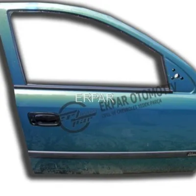 Opel Astra G Çıkma Sağ Ön Kapı Su Yeşili Orijinal 