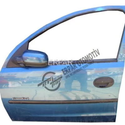 Opel Corsa C Çıkma Sol Ön Kapı Mavi Orijinal