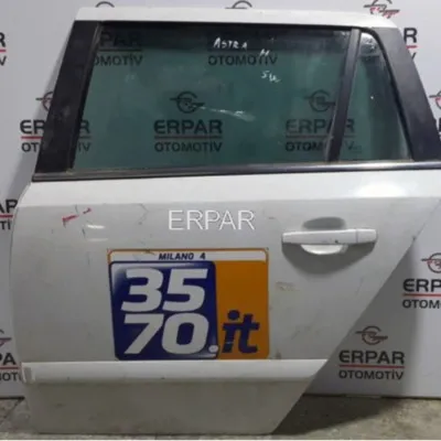 Opel Astra H SW Çıkma Sol Arka Kapı Beyaz